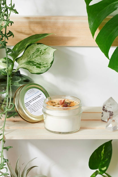 Golden Abundance | Luxe Ritueelkaars voor Intentie & Positieve Energie