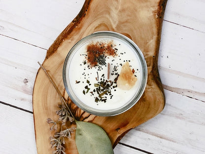 Golden Abundance | Luxe Ritueelkaars voor Intentie & Positieve Energie