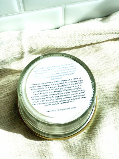Golden Abundance | Luxe Ritueelkaars voor Intentie & Positieve Energie