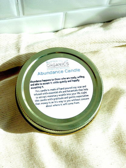 Golden Abundance | Luxe Ritueelkaars voor Intentie & Positieve Energie